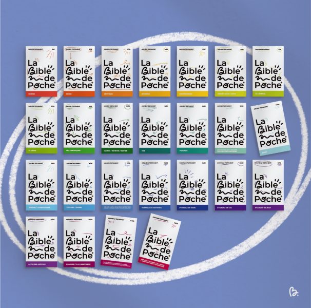 La Bible de Poche, c’est LA collection colorée qui regroupe les 66 livres de la Bible en 25 volumes compacts, faciles à lire et à emporter partout ! La Bible de Poche, c'est LA collection colorée qui regroupe les 66 livres de la Bible en 25 volumes compacts, faciles à lire et à emporter partout !